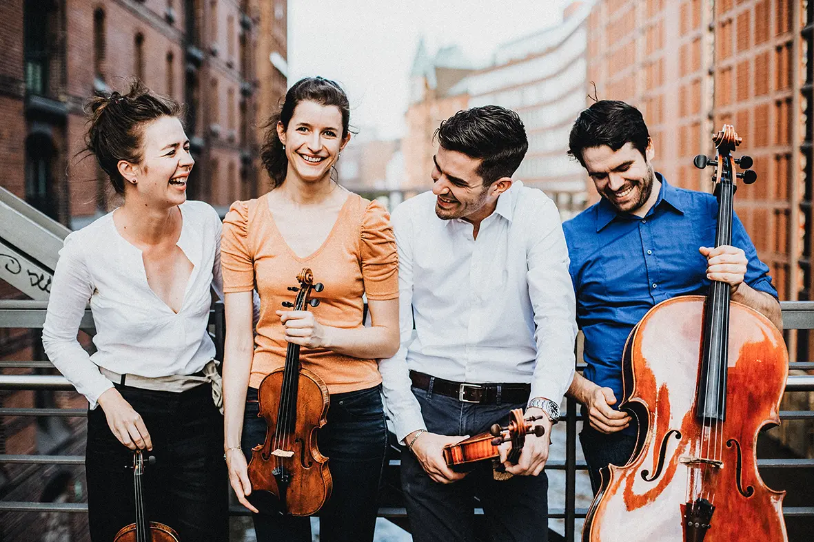 Aris Quartett, Foto: Sophie Wolter Aris Quartett